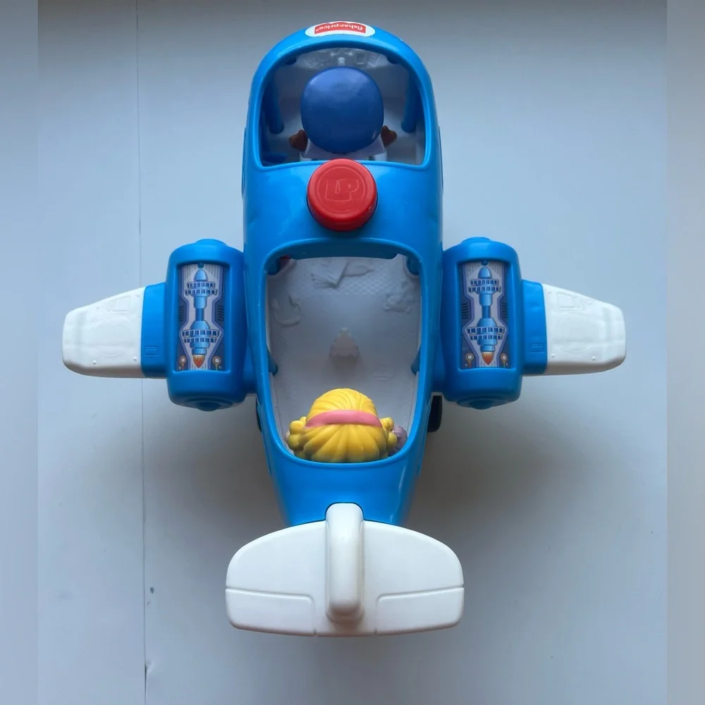 Fisher-Price Little People Musical Toddler Toy Travel Together Airplane